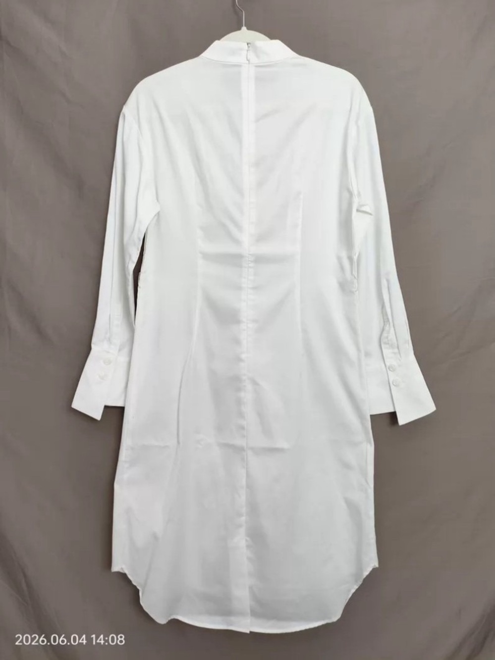 Classic White Longline Men's Shirt